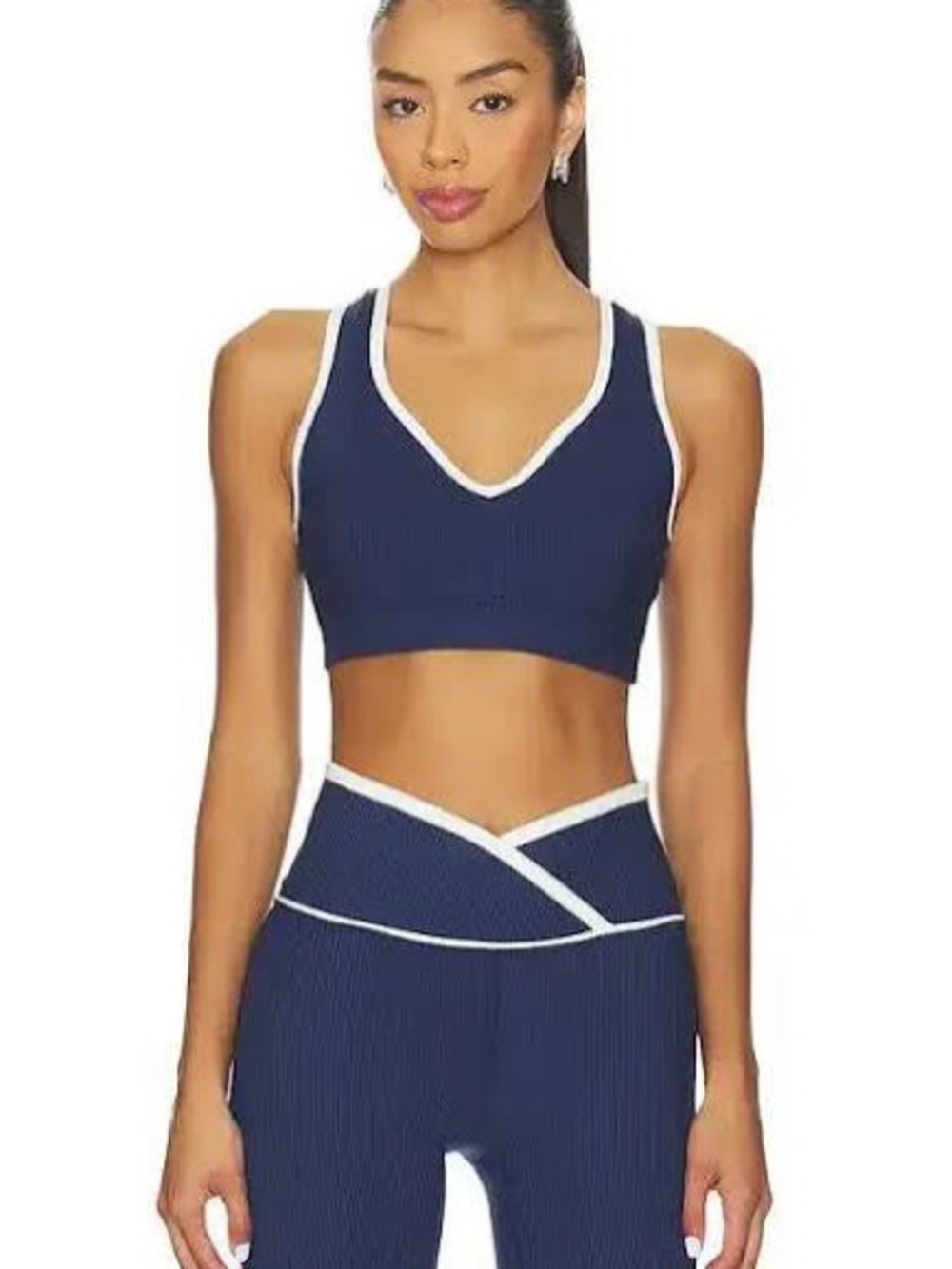 Years of Ours two tone Veronica legging and v neck bra